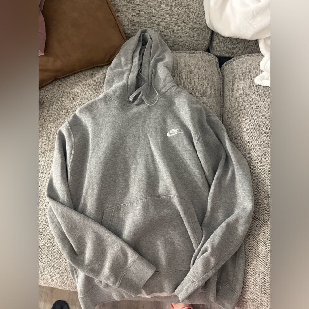 Nike Heather Gray Pullover Hoodie